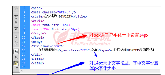 html字体大小设置  第1张