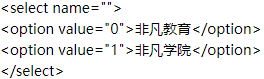 上海普陀网页前端培训班带你学习html标签select下拉列表菜单的语法和用法
