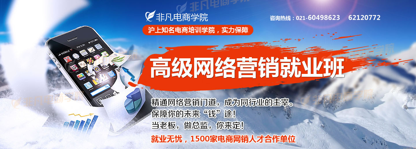 非凡电商学院，高级网络营销就业班