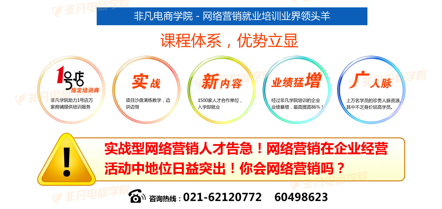 非凡课程体系，优势立显
